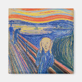 Edvard Munch - The Scream 1895 Magneet (Voorkant)
