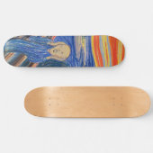Edvard Munch - The Scream 1895 Persoonlijk Skateboard (Horizontaal)