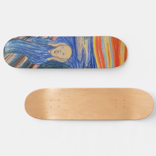 Edvard Munch - The Scream 1895 Persoonlijk Skateboard (Horizontaal)