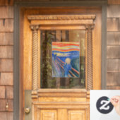 Edvard Munch - The Scream 1895 Raamsticker (Huis Deur)