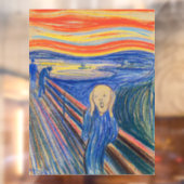 Edvard Munch - The Scream 1895 Raamsticker (Vel 2)