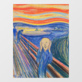 Edvard Munch - The Scream 1895 Raamsticker (Vel)