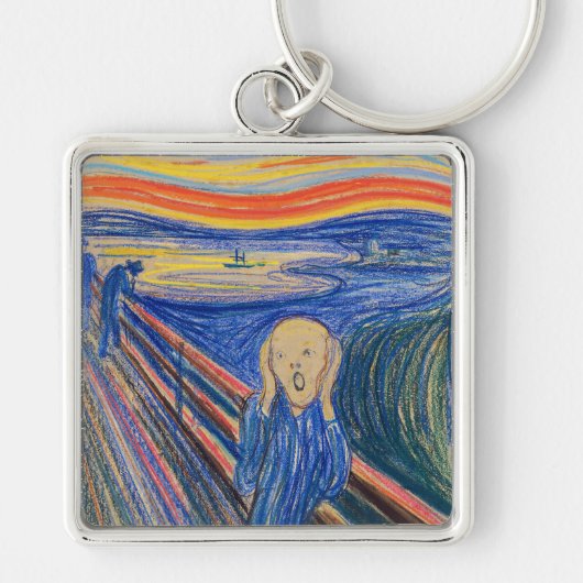 Edvard Munch - The Scream 1895 Sleutelhanger (Voorkant)