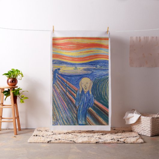 Edvard Munch - The Scream 1895 Stof (Voorbeeld)