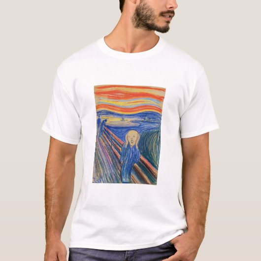 Edvard Munch - The Scream 1895 T-shirt (Voorkant)