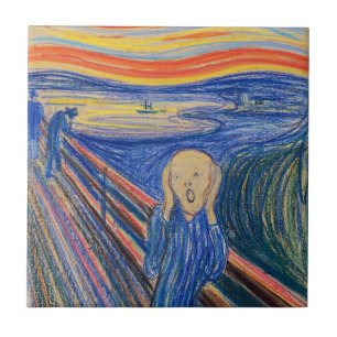 Edvard Munch - The Scream 1895 Tegeltje