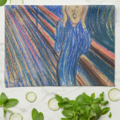 Edvard Munch - The Scream 1895 Theedoek (Gevouwen)