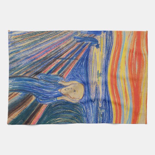 Edvard Munch - The Scream 1895 Theedoek (Horizontaal)