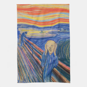 Edvard Munch - The Scream 1895 Theedoek