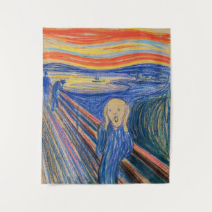 Edvard Munch - The Scream 1895 Wandkleed