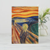Edvard Munch - The Scream 1910 Bedankkaart (Staand voorkant)
