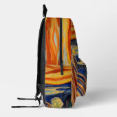 Edvard Munch - The Scream 1910 Bedrukte Rugzak (Links)