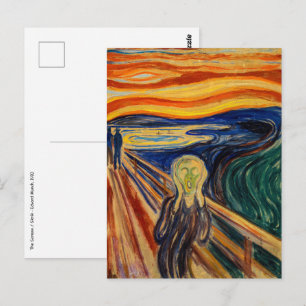 Edvard Munch - The Scream 1910 Briefkaart