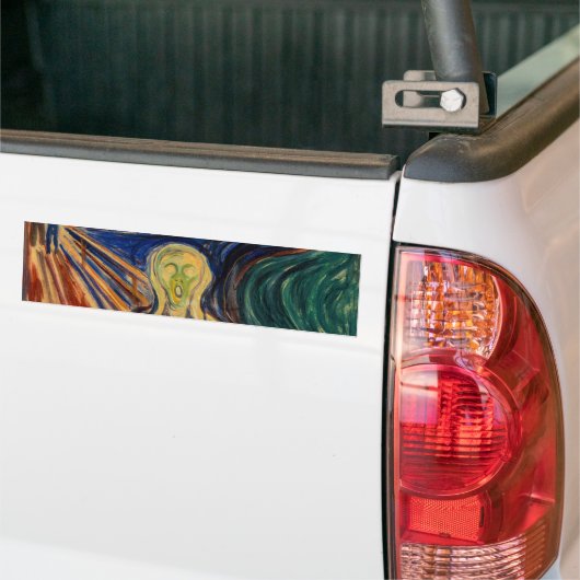 Edvard Munch - The Scream 1910 Bumpersticker (Op Truck)