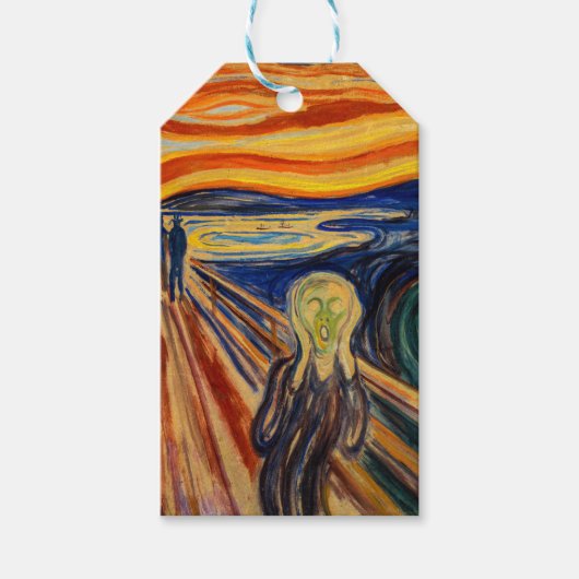 Edvard Munch - The Scream 1910 Cadeaulabel (Voorkant)