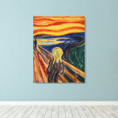 Edvard Munch - The Scream 1910 Canvas Afdruk (Insitu (Houten vloer))