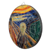 Edvard Munch - The Scream 1910 Dartbord (Voorkant Rechts)