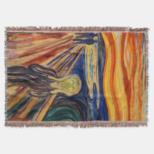 Edvard Munch - The Scream 1910 Deken (Voorkant)