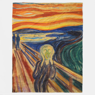 Edvard Munch - The Scream 1910 Fleece Deken