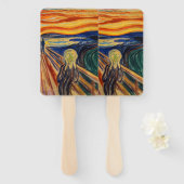 Edvard Munch - The Scream 1910 Handwaaier (Voorkant en achterkant)