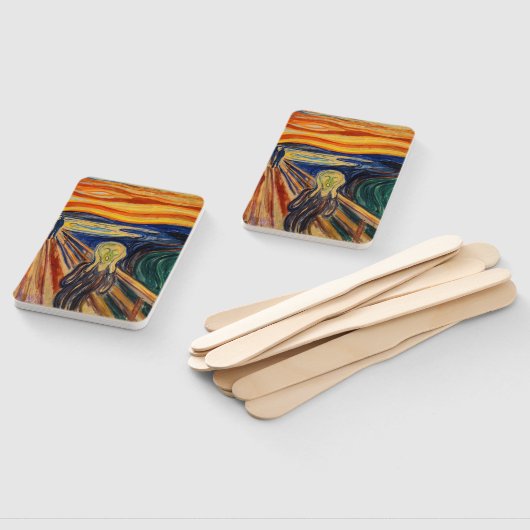 Edvard Munch - The Scream 1910 Handwaaier (Niet-gemonteerd)