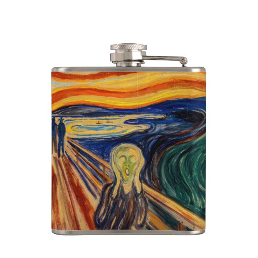 Edvard Munch - The Scream 1910 Heupfles (Achterkant)