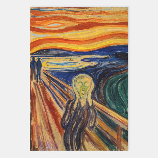 Edvard Munch - The Scream 1910 Inpakpapier Vel