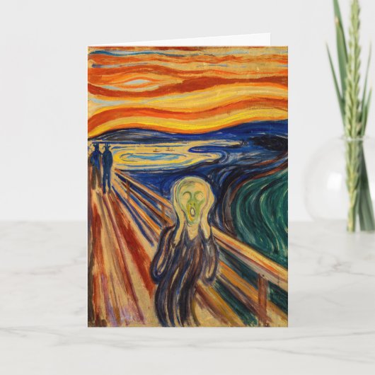 Edvard Munch - The Scream 1910 Kaart (Voorkant)