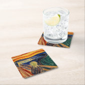 Edvard Munch - The Scream 1910 Kartonnen Onderzetters (Insitu)