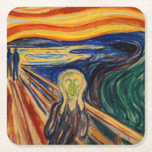 Edvard Munch - The Scream 1910 Kartonnen Onderzetters
