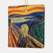 Edvard Munch - The Scream 1910 Keramisch Ornament (Links)