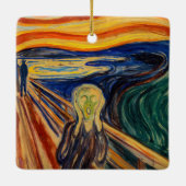 Edvard Munch - The Scream 1910 Keramisch Ornament (Achterkant)
