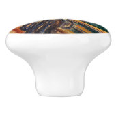 Edvard Munch - The Scream 1910 Keramische Knop (Zijkant)