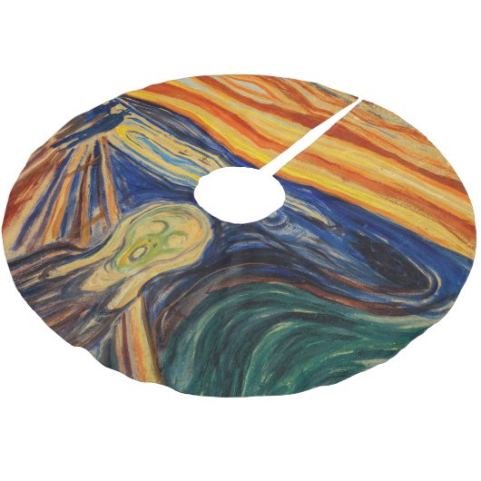 Edvard Munch - The Scream 1910 Kerstboom Rok (Gekanteld)