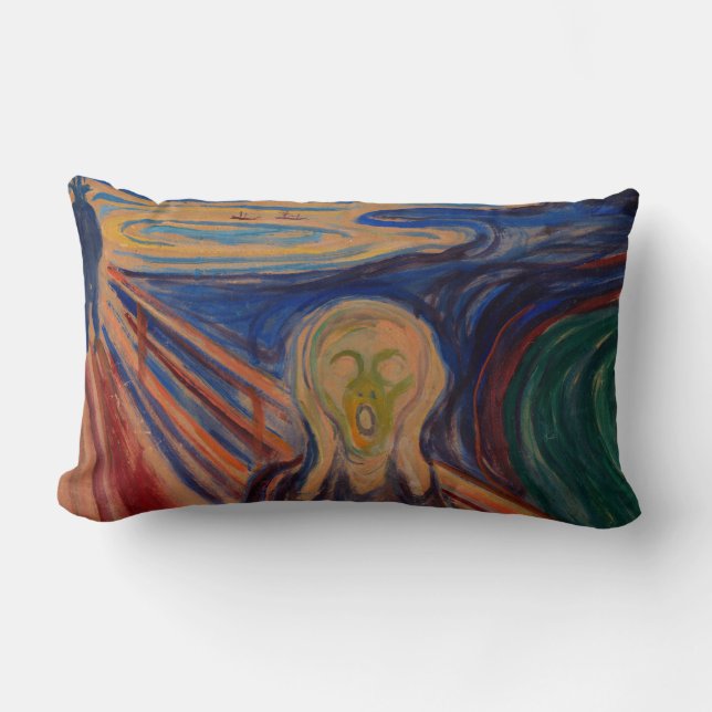 Edvard Munch The Scream 1910 Kussen (Voorkant)