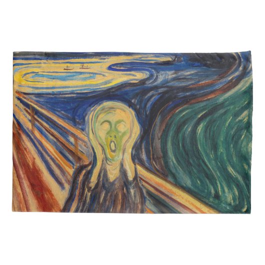 Edvard Munch - The Scream 1910 Kussensloop (Achterkant)