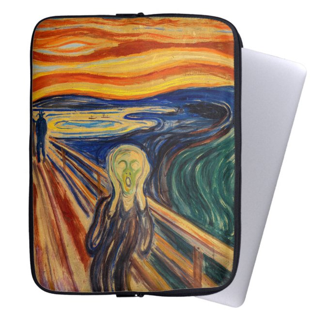 Edvard Munch - The Scream 1910 Laptop Sleeve (Creator heeft geüpload)