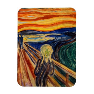 Edvard Munch - The Scream 1910 Magneet