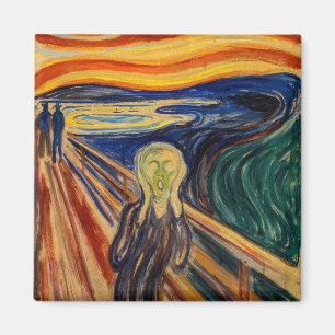 Edvard Munch - The Scream 1910 Magneet