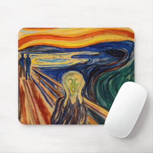 Edvard Munch - The Scream 1910 Muismat (Met muis)