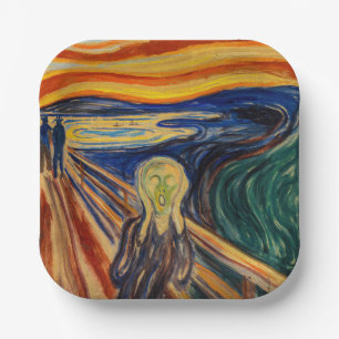 Edvard Munch - The Scream 1910 Papieren Bordje