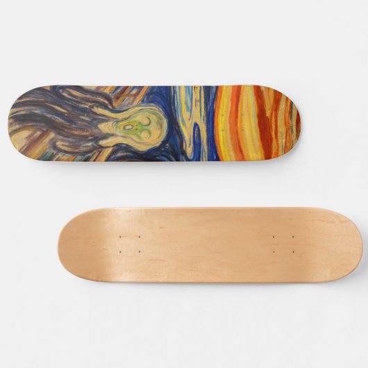 Edvard Munch - The Scream 1910 Persoonlijk Skateboard (Horizontaal)