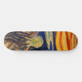 Edvard Munch - The Scream 1910 Persoonlijk Skateboard (Horizontaal)