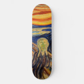 Edvard Munch - The Scream 1910 Persoonlijk Skateboard (Voorkant)