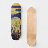 Edvard Munch - The Scream 1910 Persoonlijk Skateboard (Voorkant)