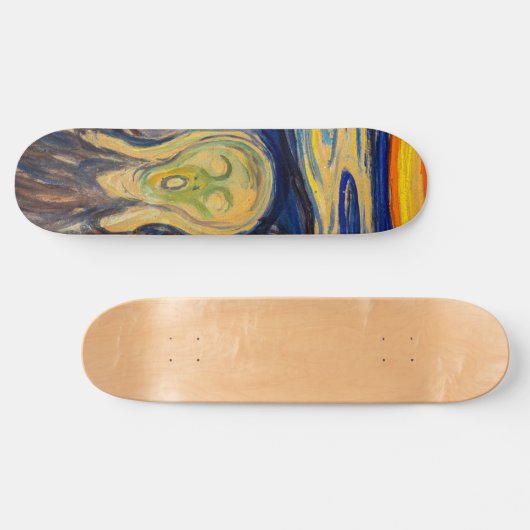 Edvard Munch - The Scream 1910 Persoonlijk Skateboard (Horizontaal)