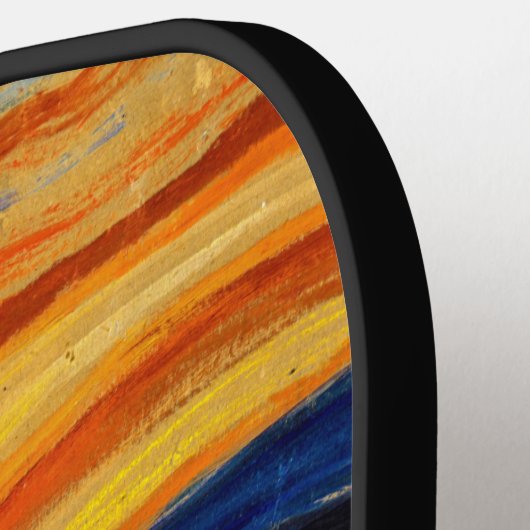 Edvard Munch - The Scream 1910 Pickleball Paddle (Links Detail)