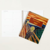 Edvard Munch - The Scream 1910 Planner (Display)