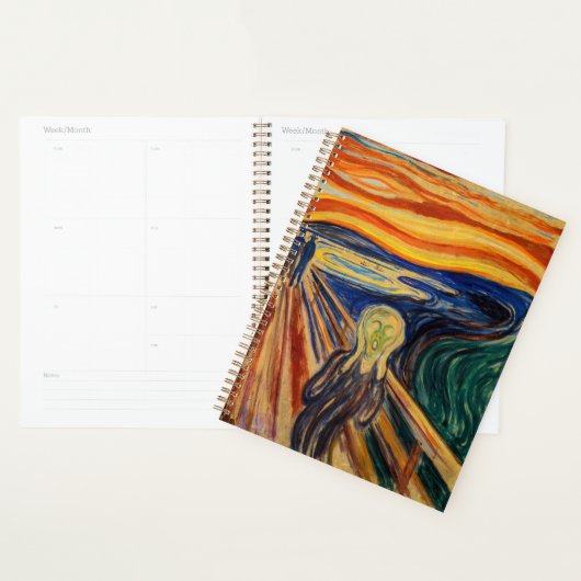 Edvard Munch - The Scream 1910 Planner (Display)