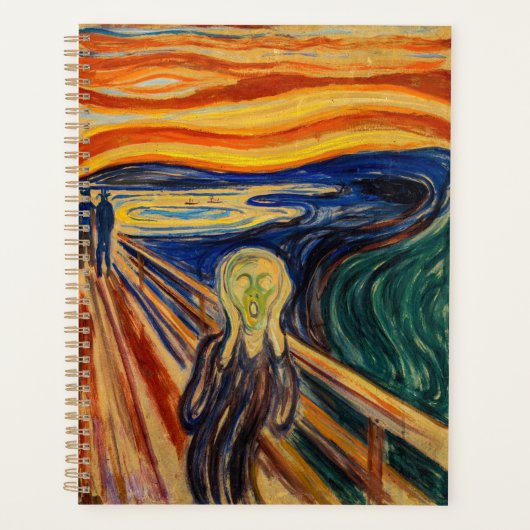 Edvard Munch - The Scream 1910 Planner (Voorkant)